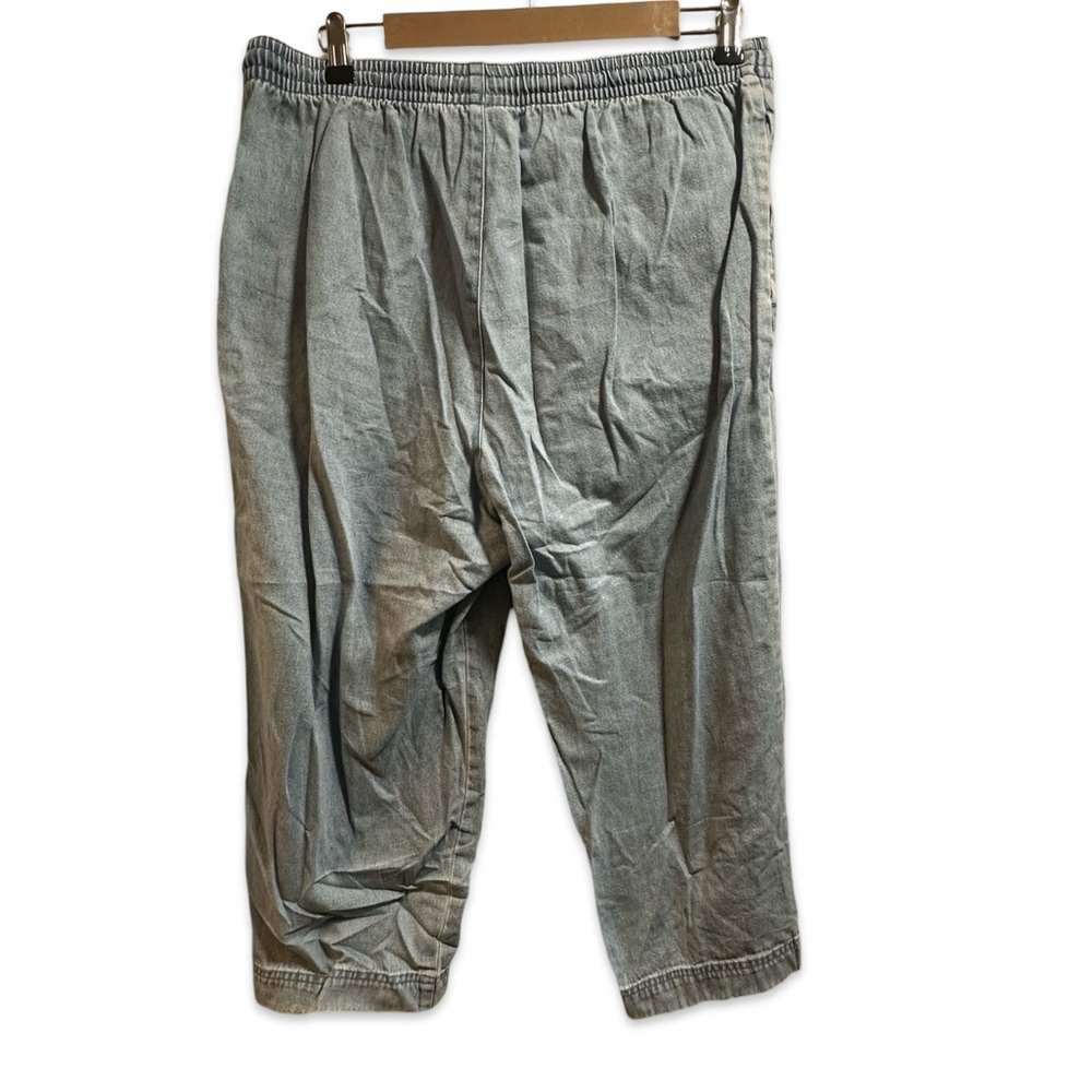 Basic Editions Vintage Casual Drawstring Floral E… - image 2